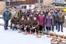Eisschießen Jäger gegen Musikverein